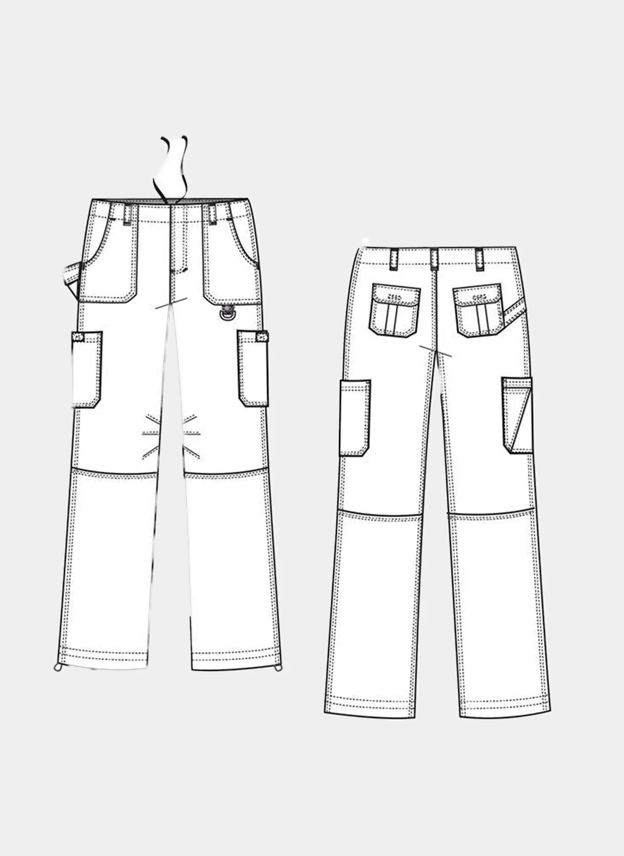 Koi Classics Lindsey Scrub Trousers - Black - Image 3