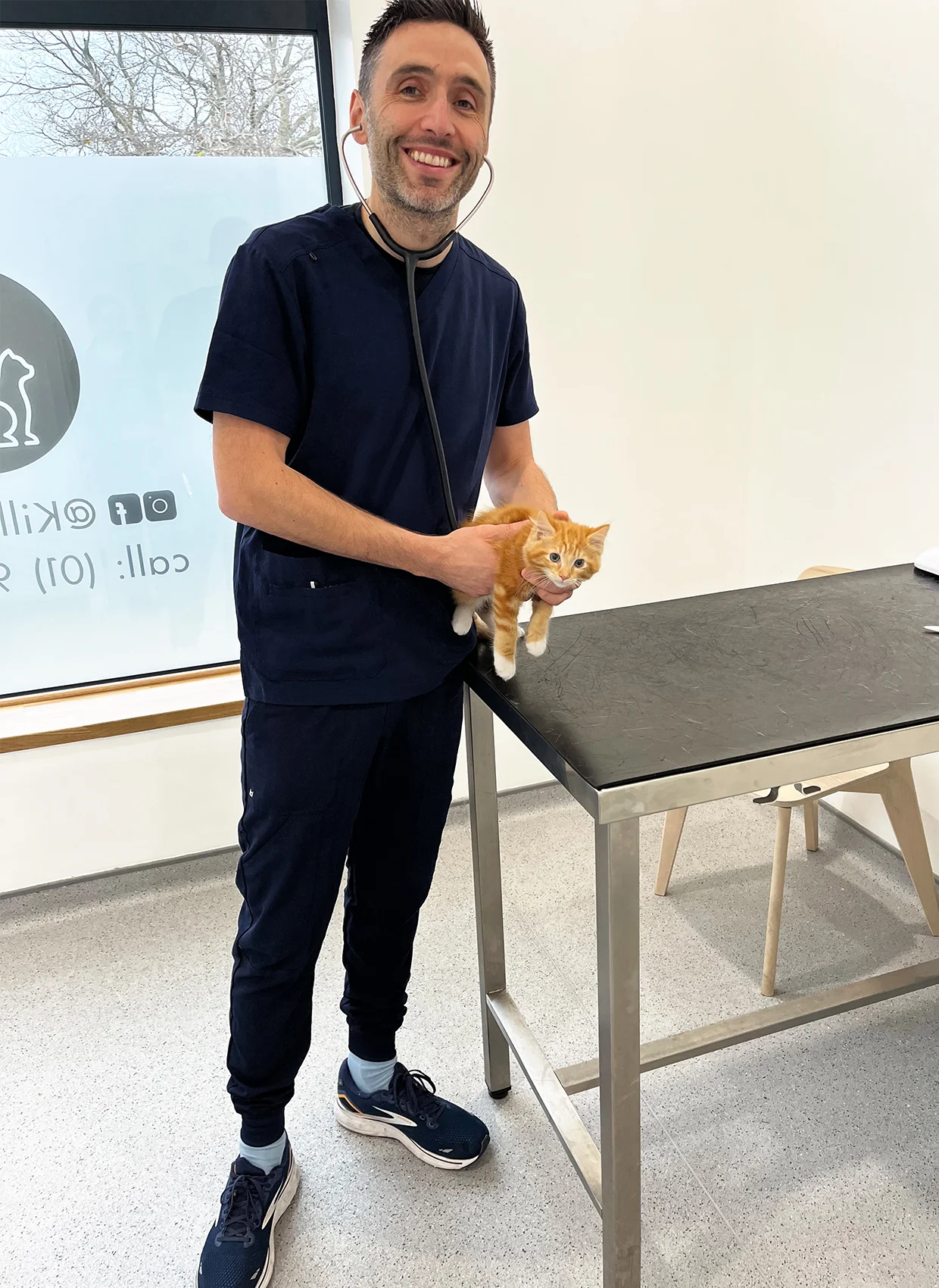 Koi Next Gen Free To Be Scrub Top - Black - Image 3