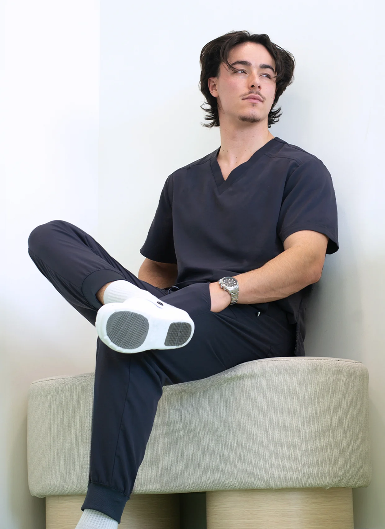 Koi Next Gen Free To Be Scrub Top - Black - Image 4