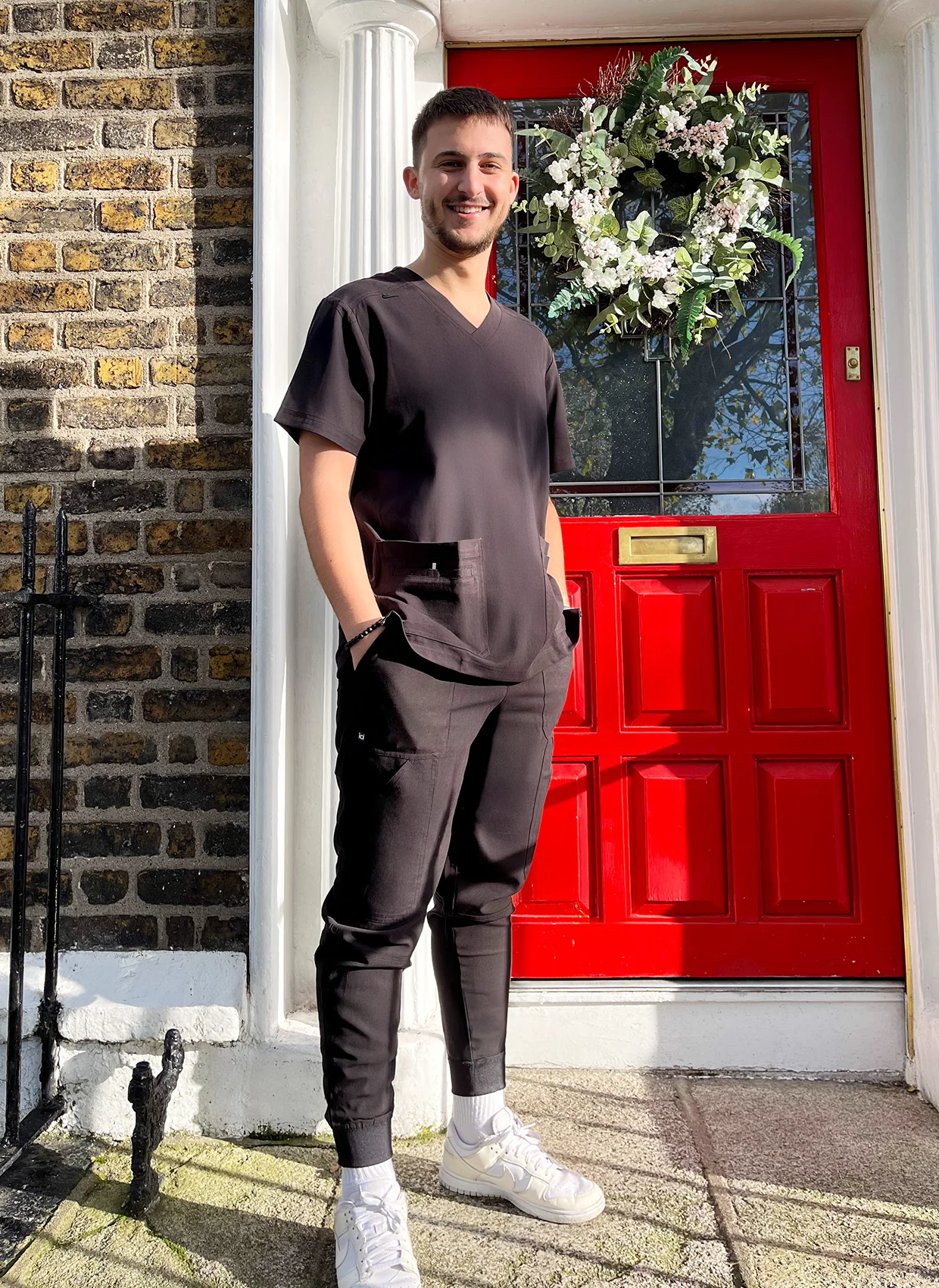 Koi Next Gen Free To Be Scrub Top - Black - Image 5