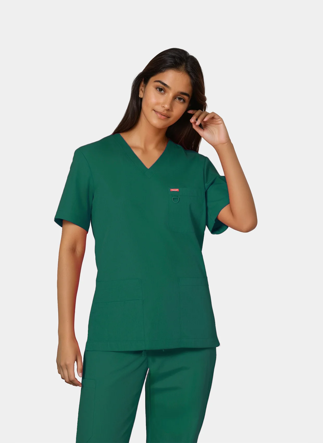 Unisex Orange Standard Balboa Scrub Top - Hunter - Image 3