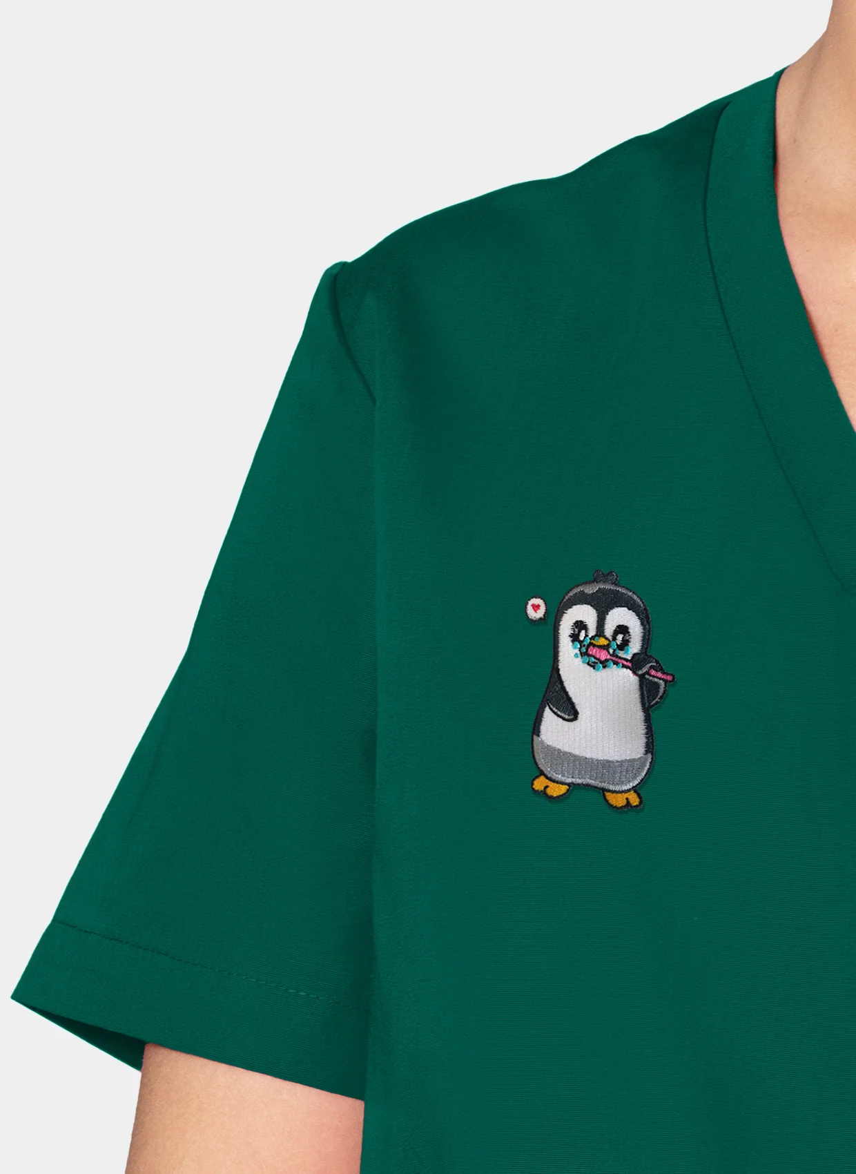 Unisex Orange Standard Balboa Scrub Top - Hunter - Image 7