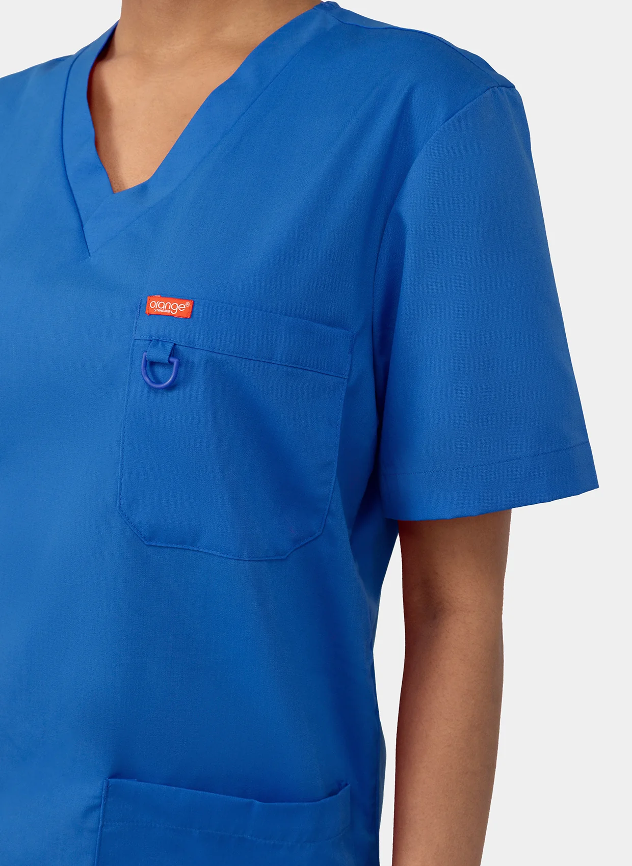 Unisex Orange Standard Balboa Scrub Top - Royal - Image 4