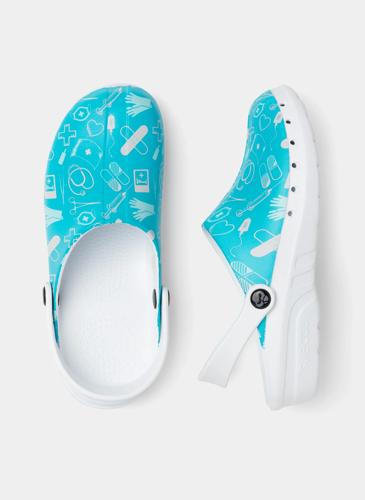 Suecos Oden Fusion Clogs - Medical (Blue) - Image 5